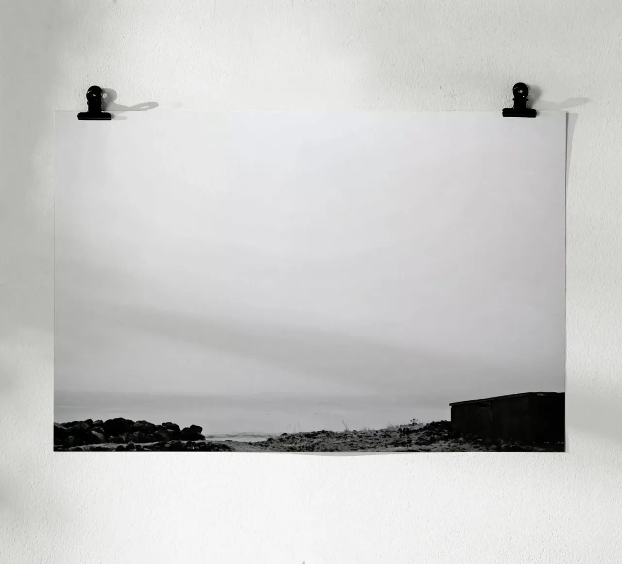 Reykjavík shore 2 poster con telaio in alluminio da Nur Mut