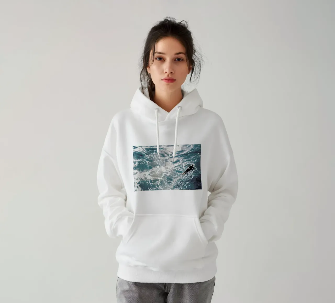 Time To Go felpa con cappuccio da In Full Color