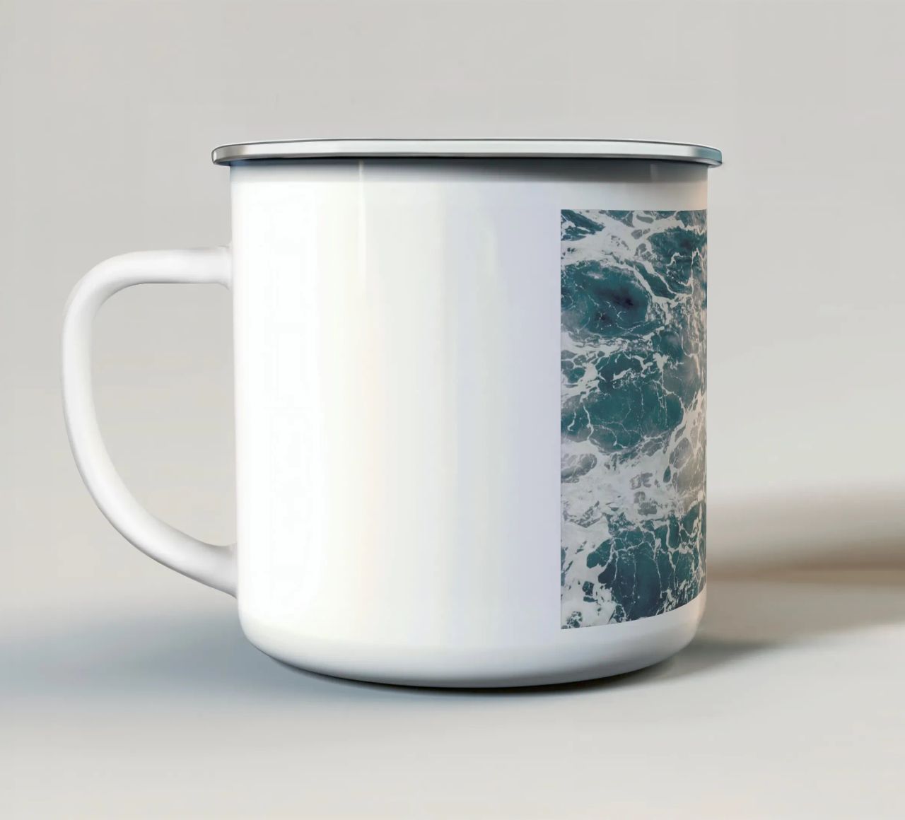 Time To Go tazza in smalto da In Full Color