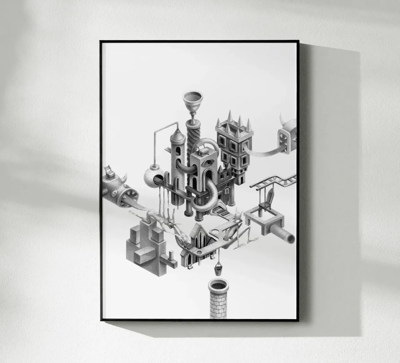 Circo isometrico plexiglass da Maria Vdovichenko