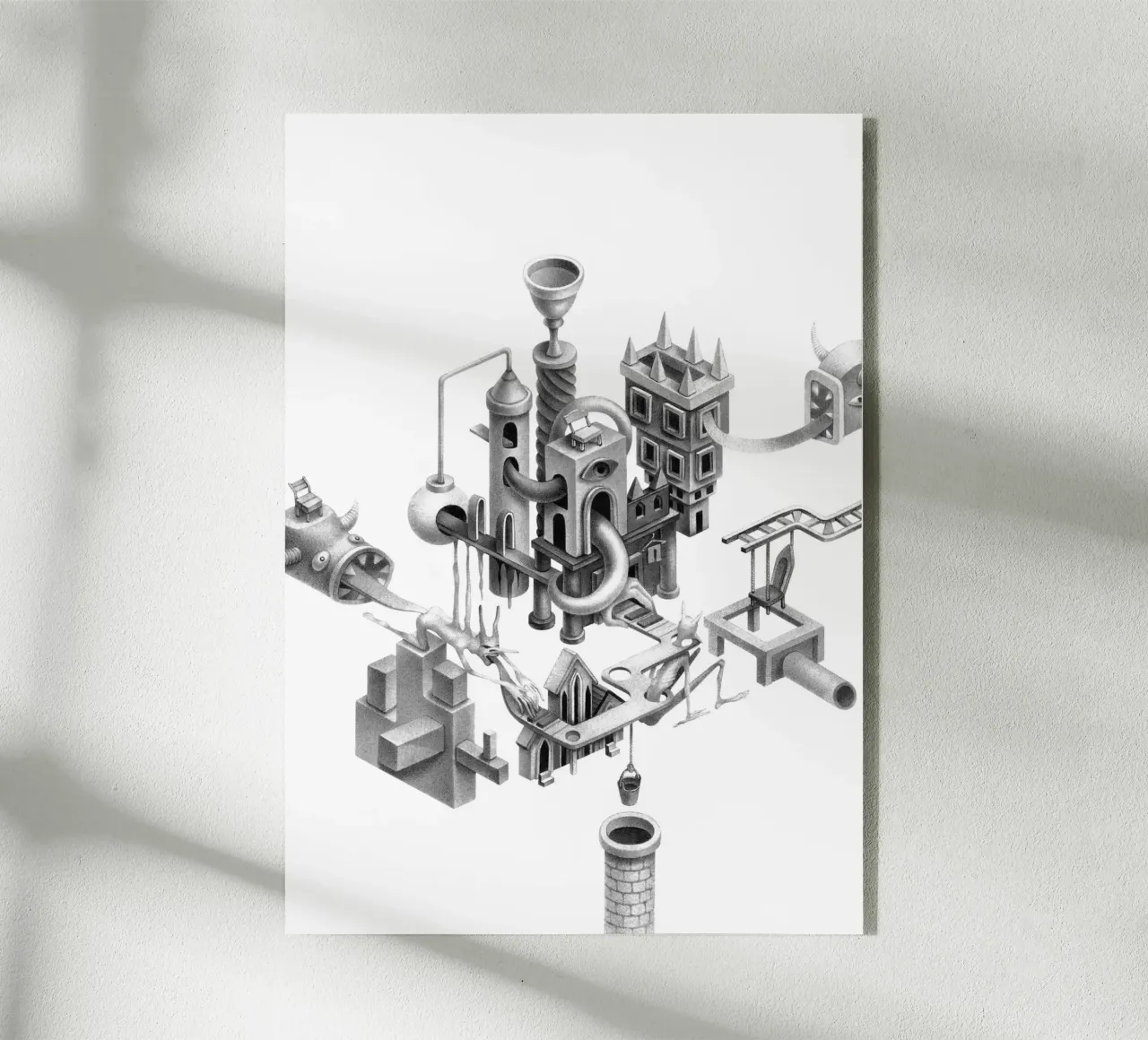 Circo isometrico plexiglass da Maria Vdovichenko