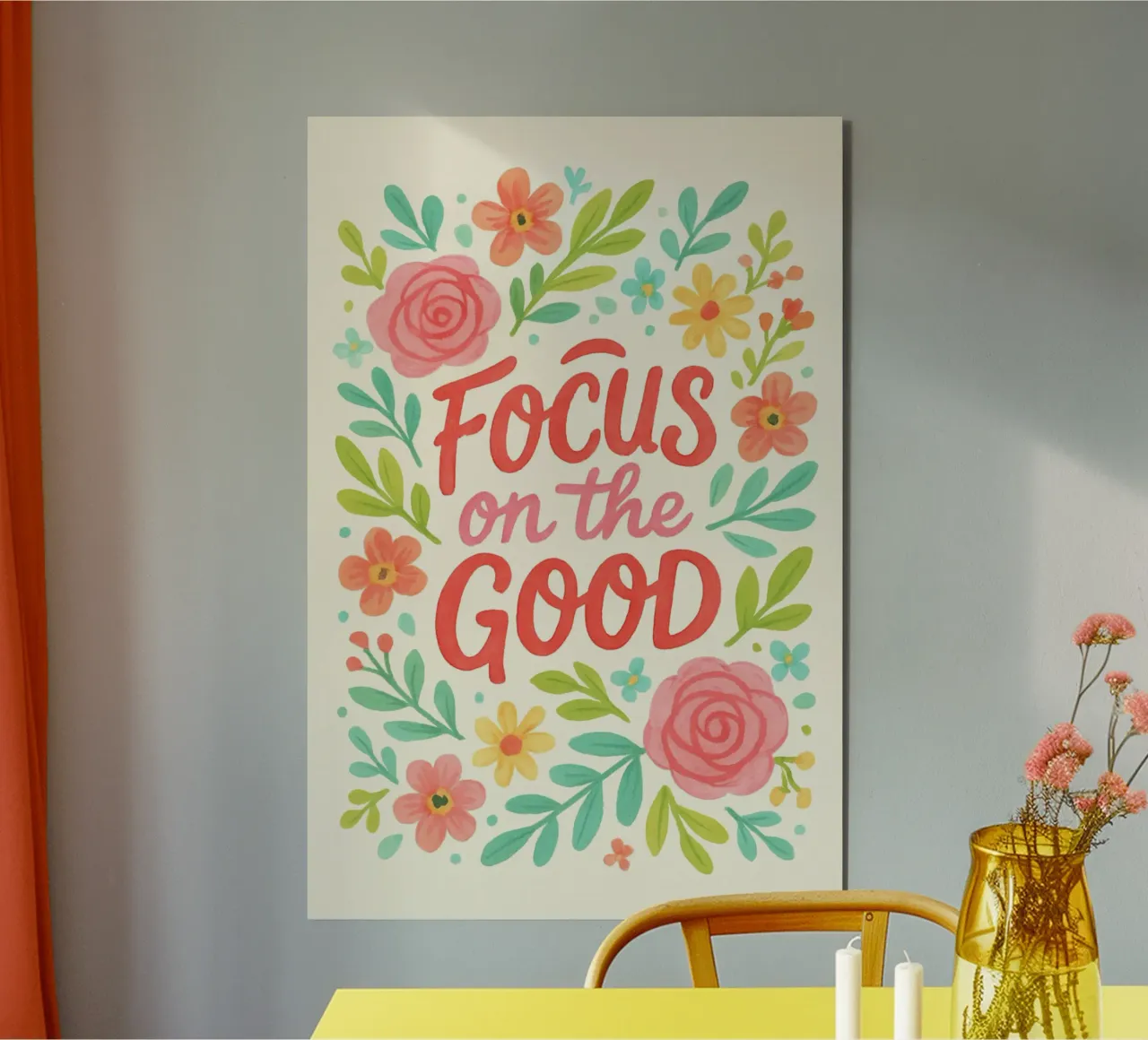 Focus on the Good alluminio dibond da Wall of Whispers