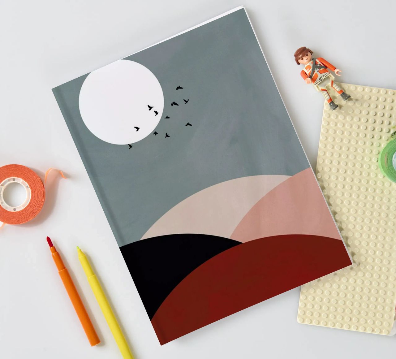 Hillscape II notebook by Pure