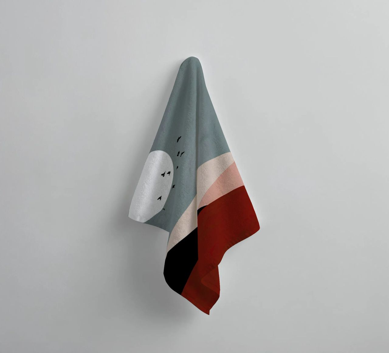Hillscape II towel by Pure