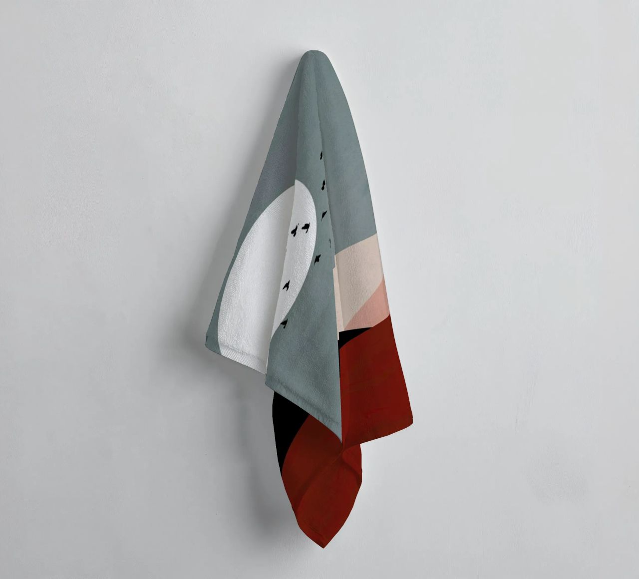 Hillscape II towel by Pure