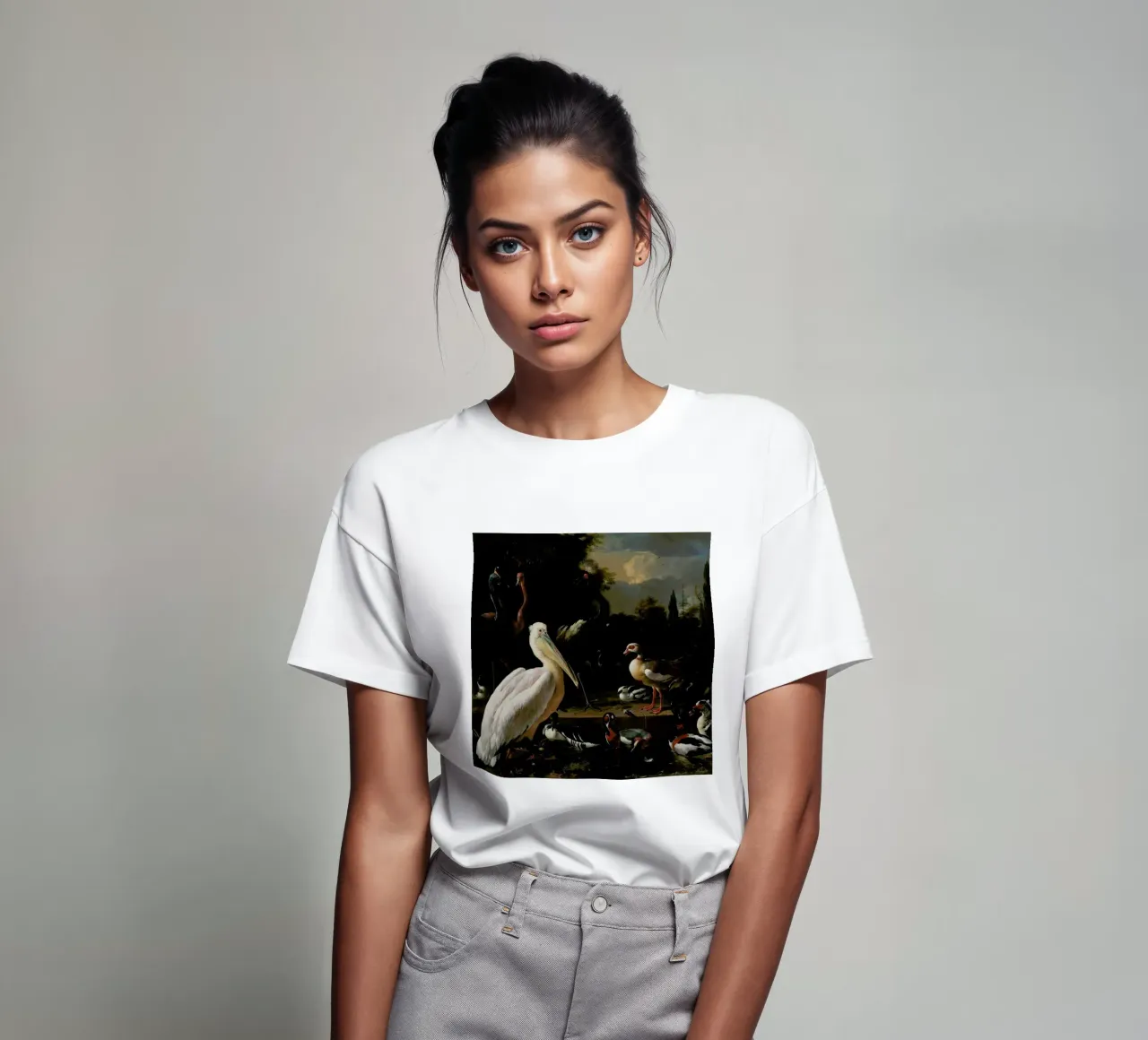 Birds in Pool t-shirt da Astër