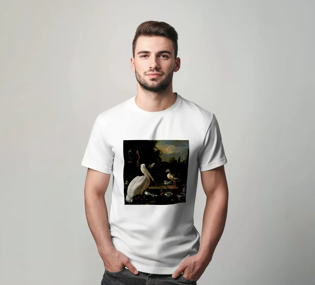 Birds in Pool t-shirt da Astër