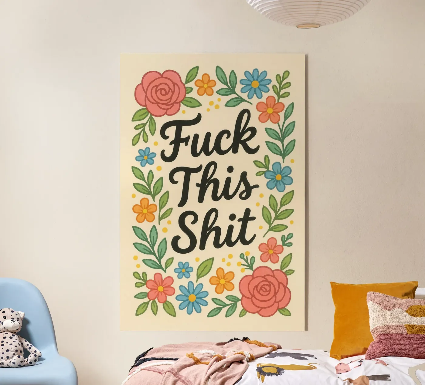 Fuck This Shit plexiglass da Wall of Whispers