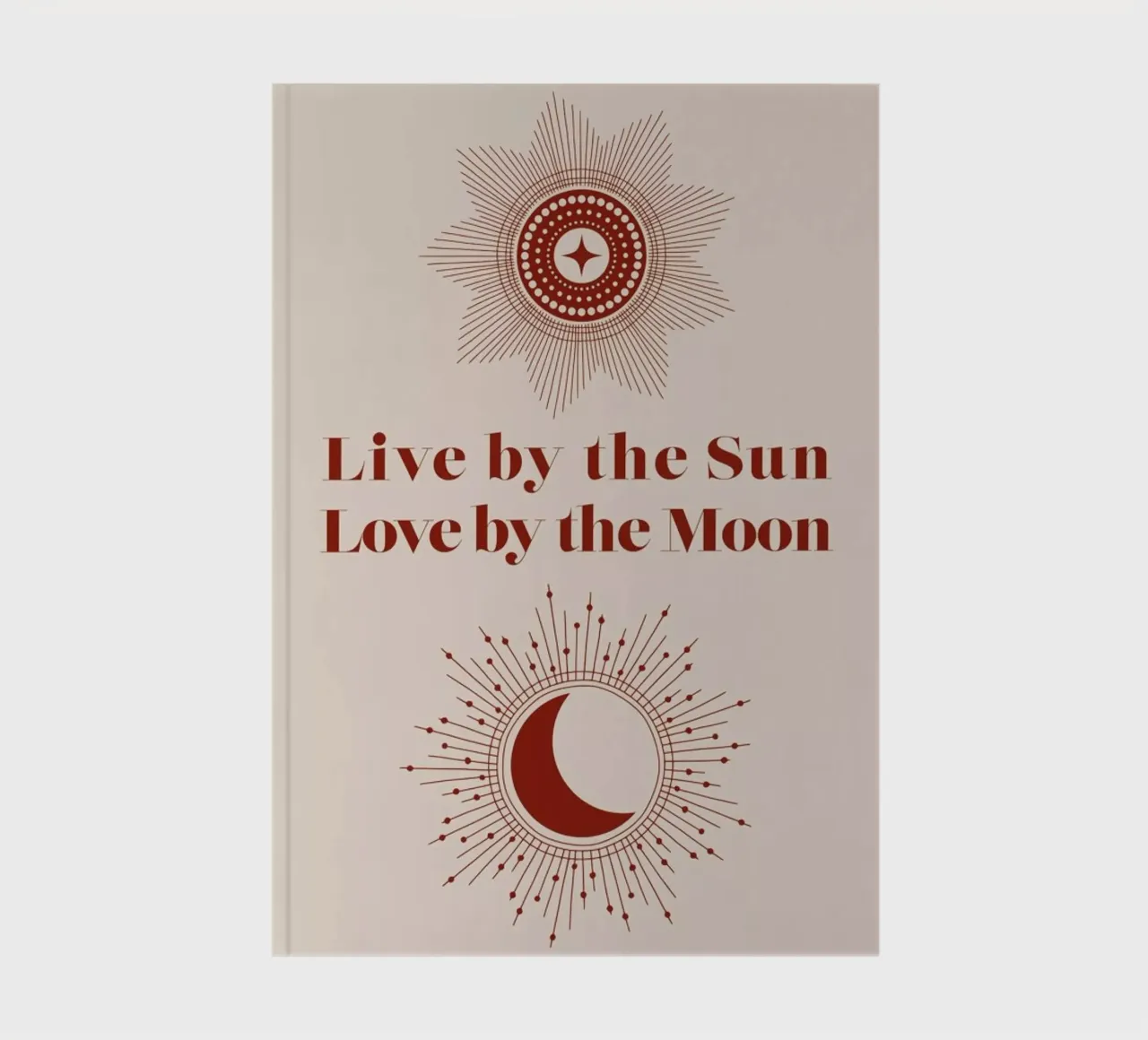Moon Sun notebook by cafelab