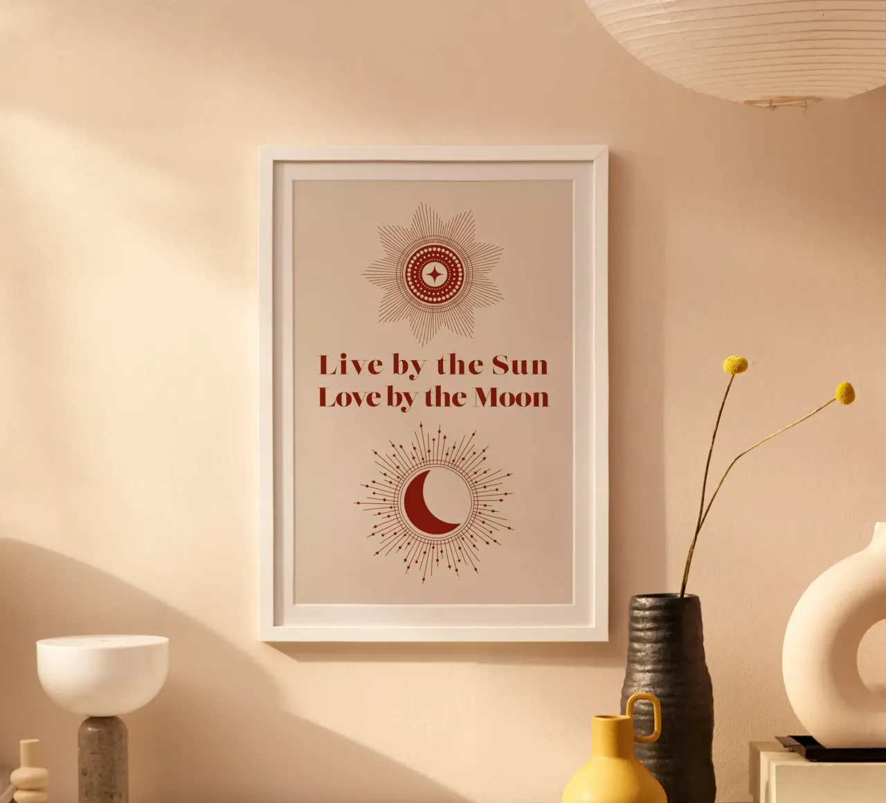 Moon Sun poster da cafelab