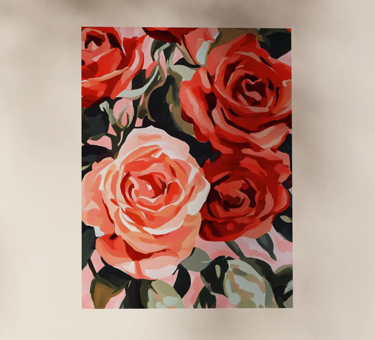 The Roses backlit film by Gypsy Galleria