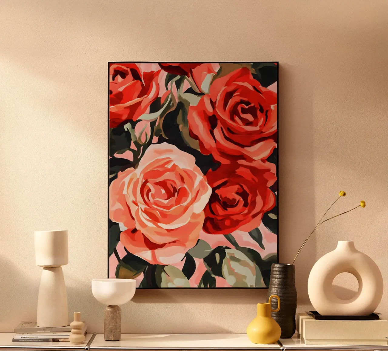 The Roses acrylic glass by Gypsy Galleria