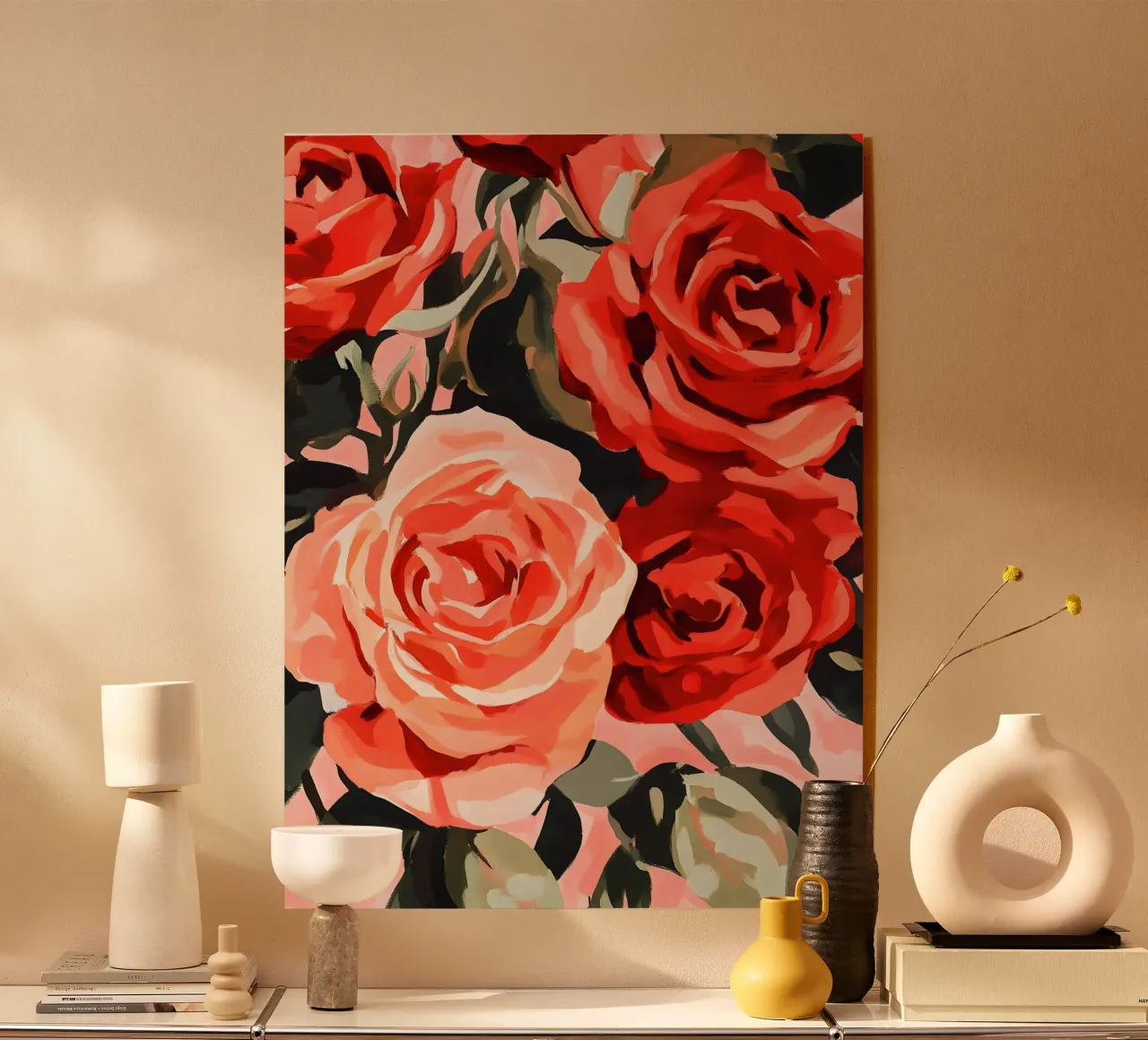 The Roses acrylic glass by Gypsy Galleria