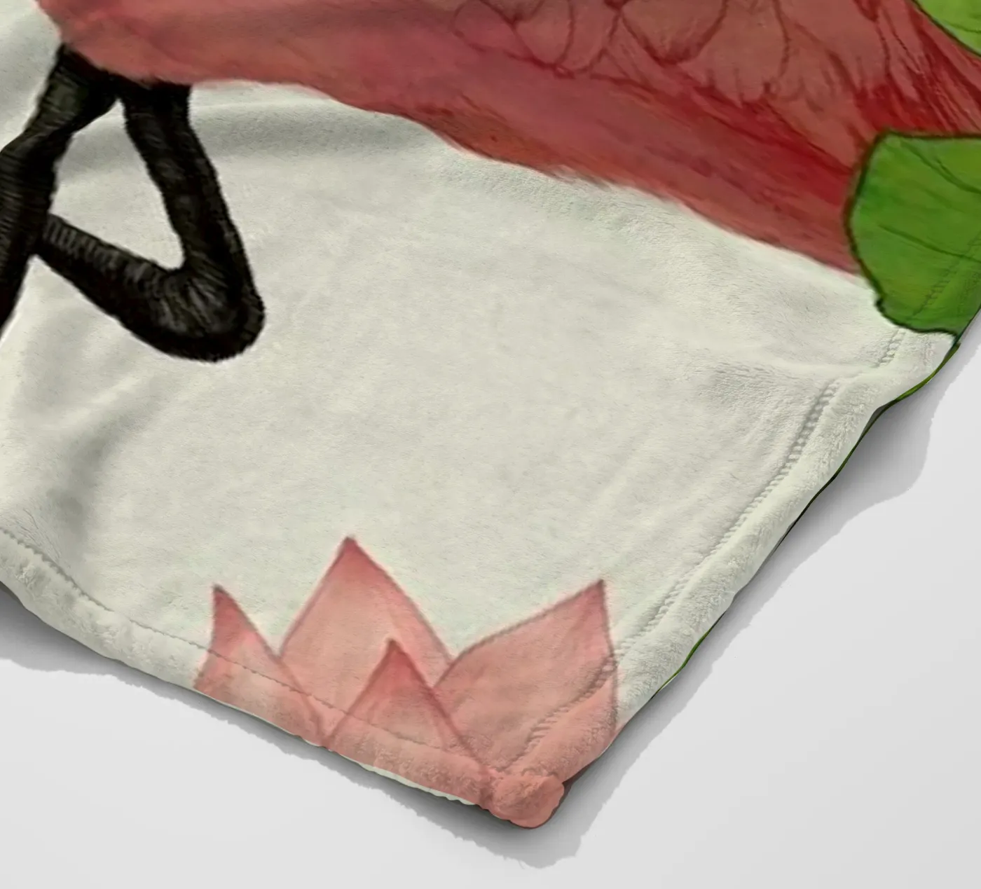 Flamingo Fleecedecke von Laura Graves