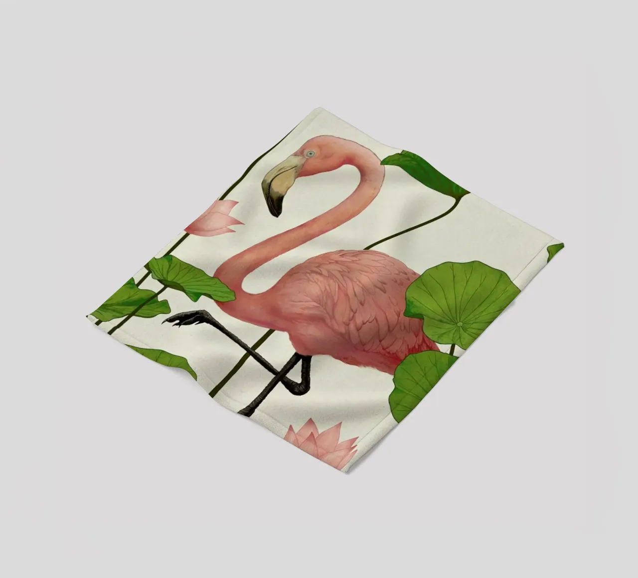 Flamingo Fleecedecke von Laura Graves