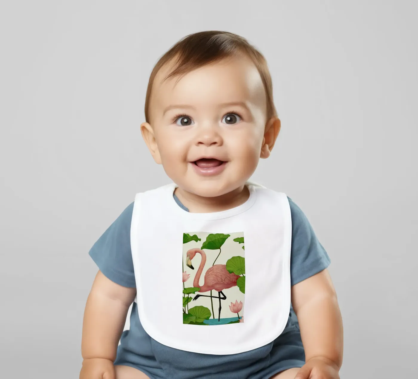 Flamingo bavaglino da Laura Graves