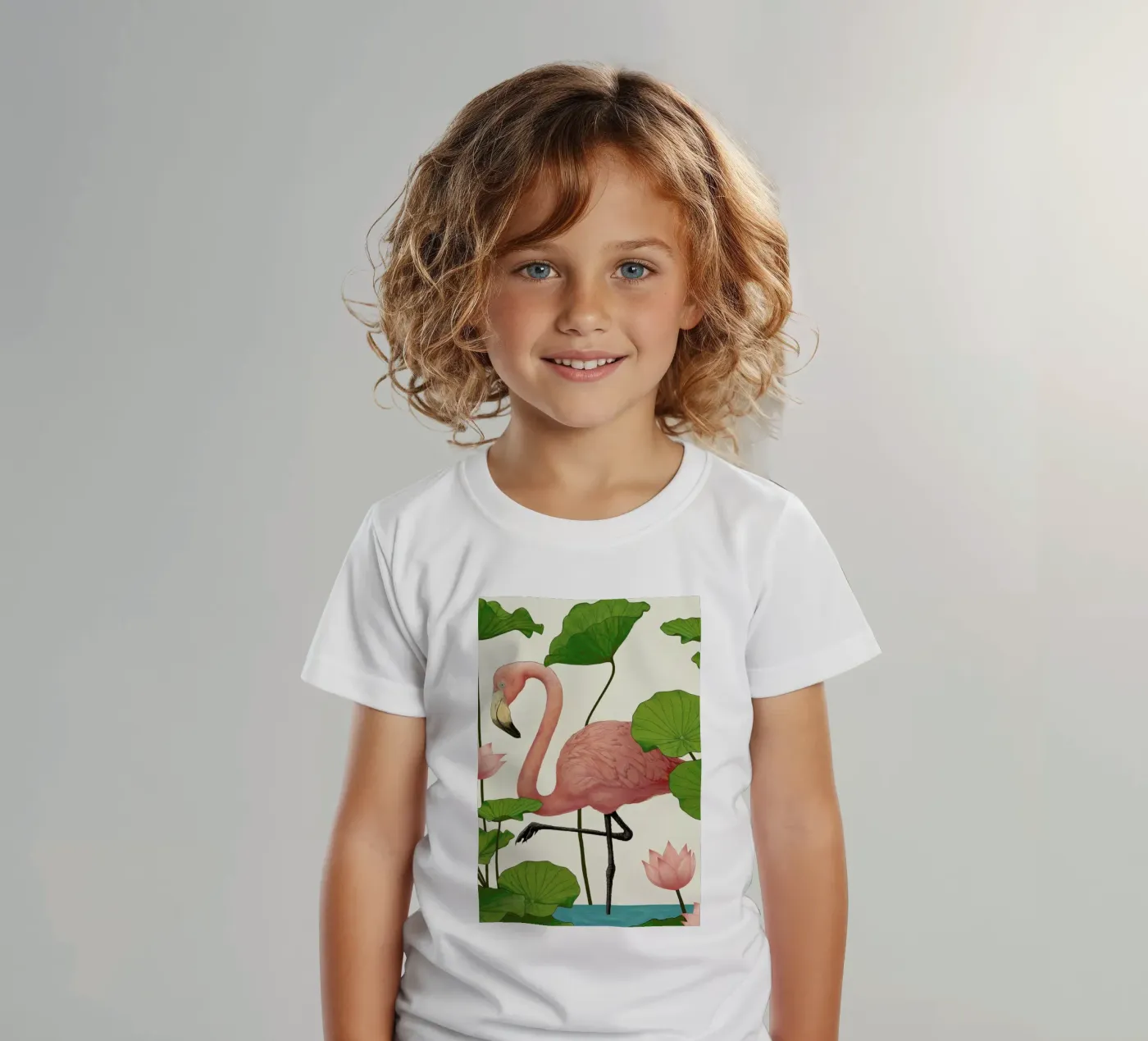 Flamingo kinder t-shirt van Laura Graves