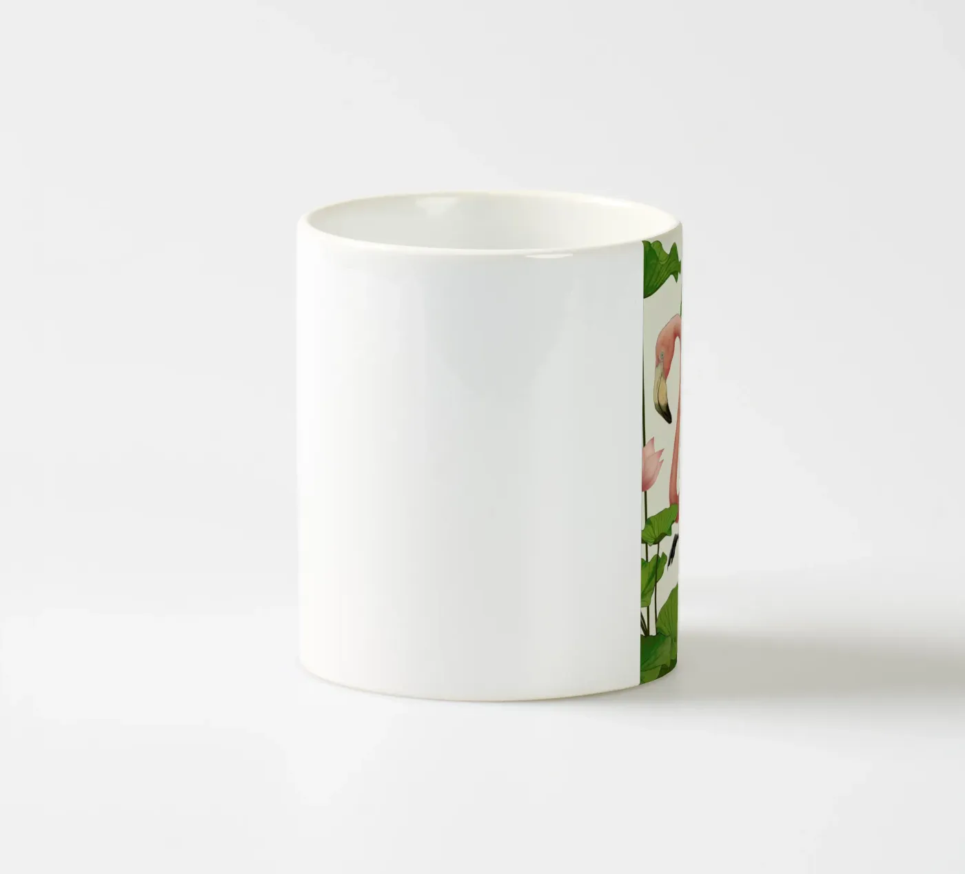 Flamingo ceramic mug by Laura Graves