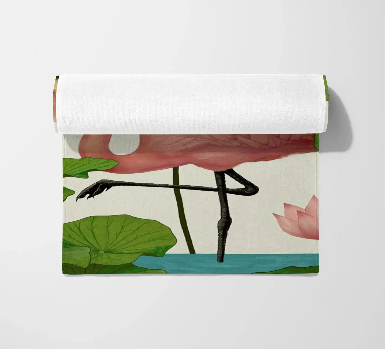 Flamingo telo mare da Laura Graves