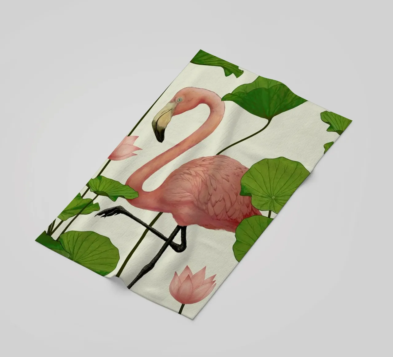 Flamingo telo mare da Laura Graves