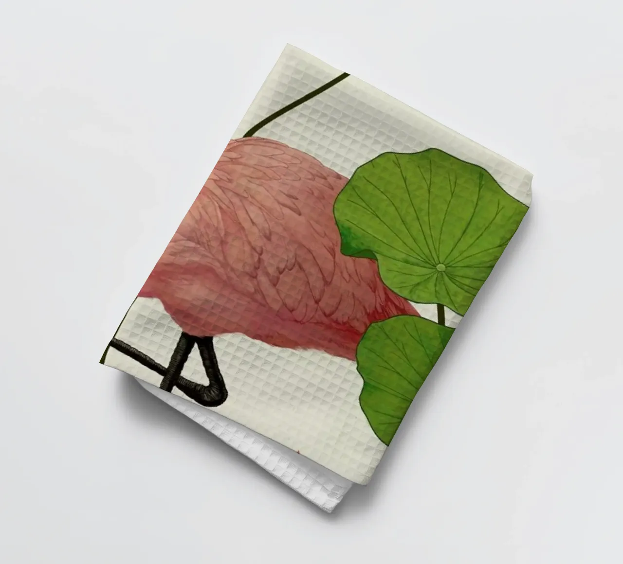 Flamingo Geschirrtuch von Laura Graves