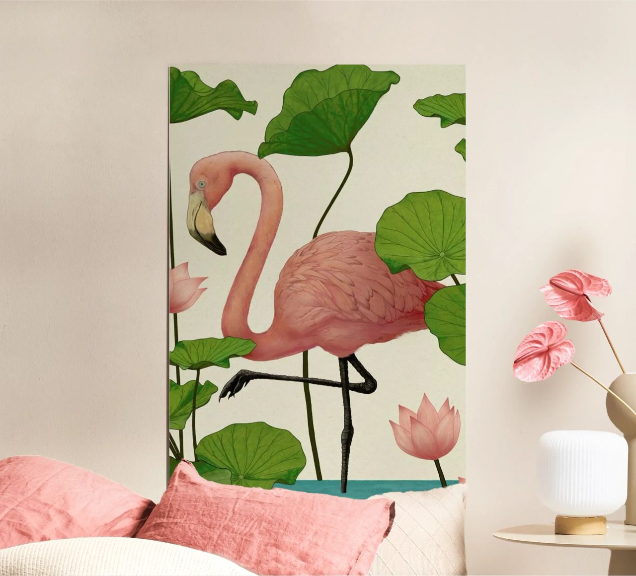 Flamingo poster de Laura Graves