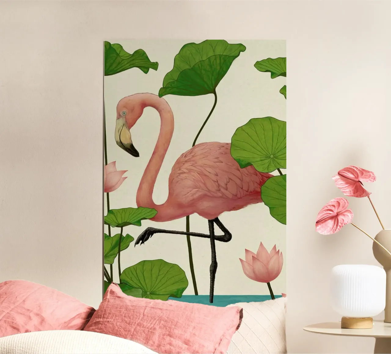 Flamingo poster da Laura Graves
