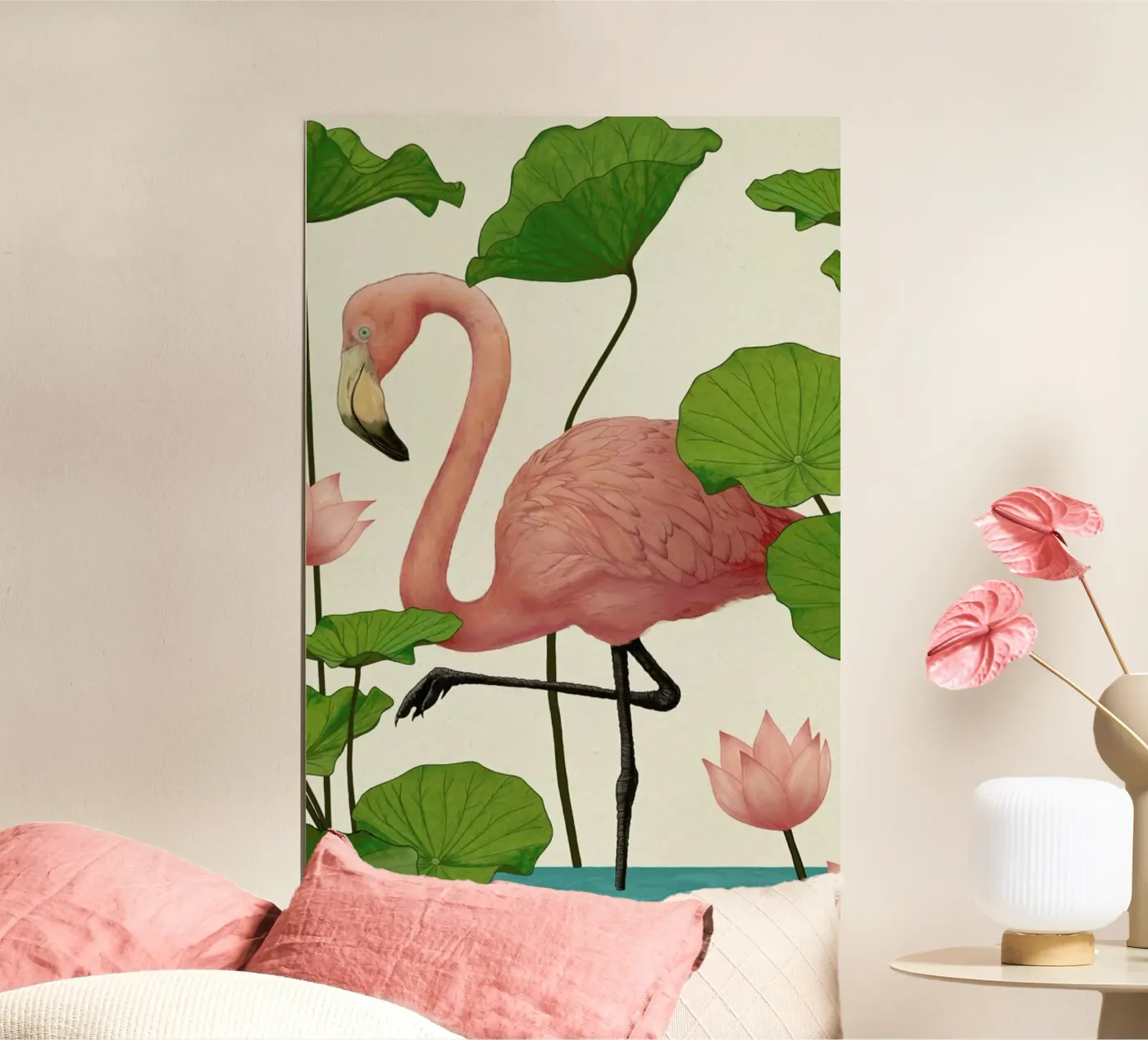 Flamingo poster da Laura Graves