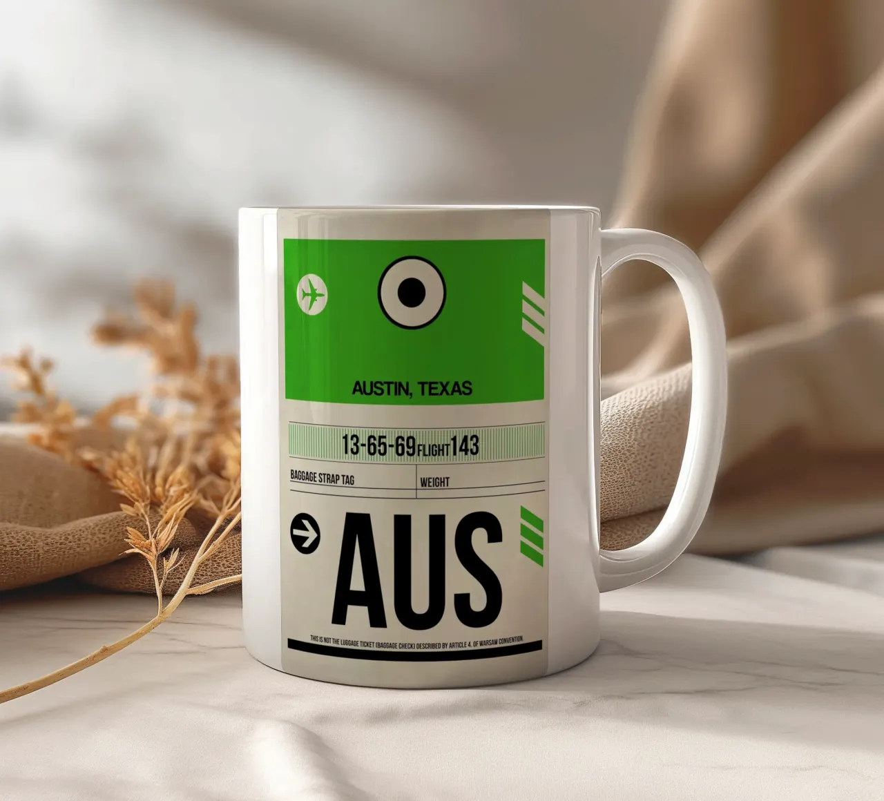 AUS-Austin I tazza in ceramica da Naxart