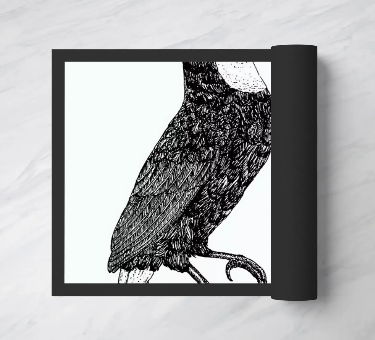 Toco Bw doormat by Florent Bodart