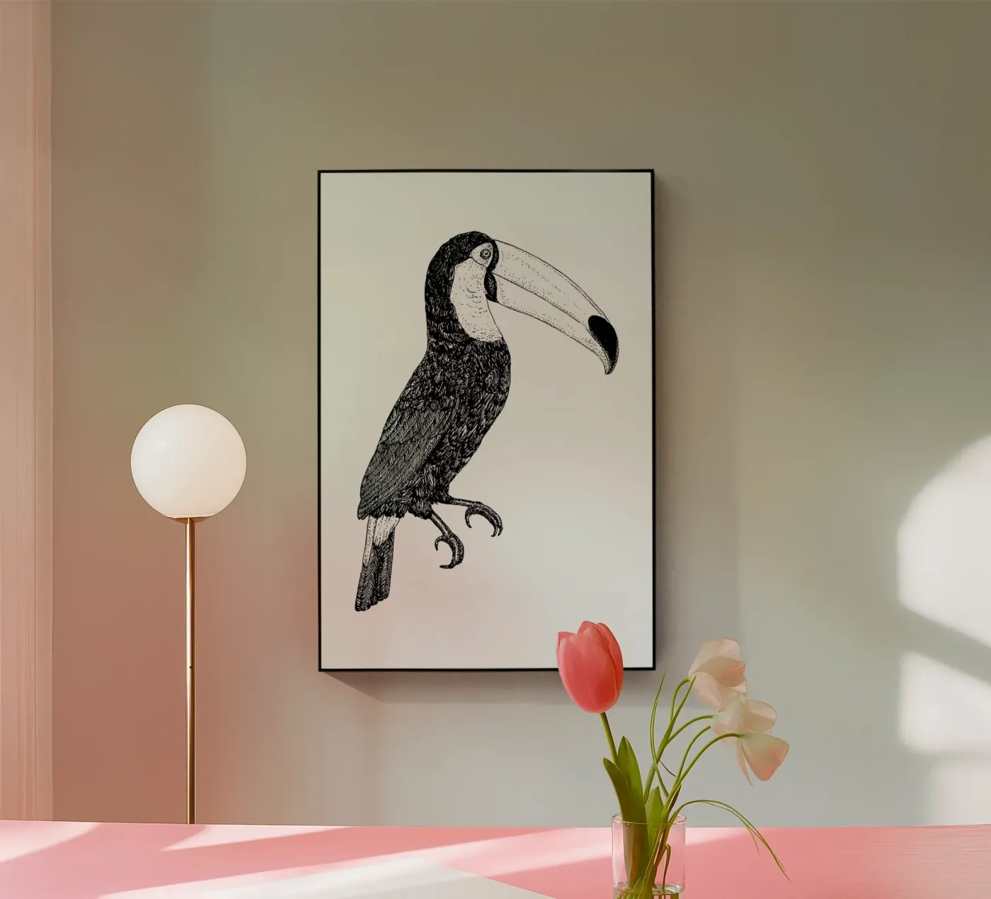 Toco Bw plexiglas de Florent Bodart