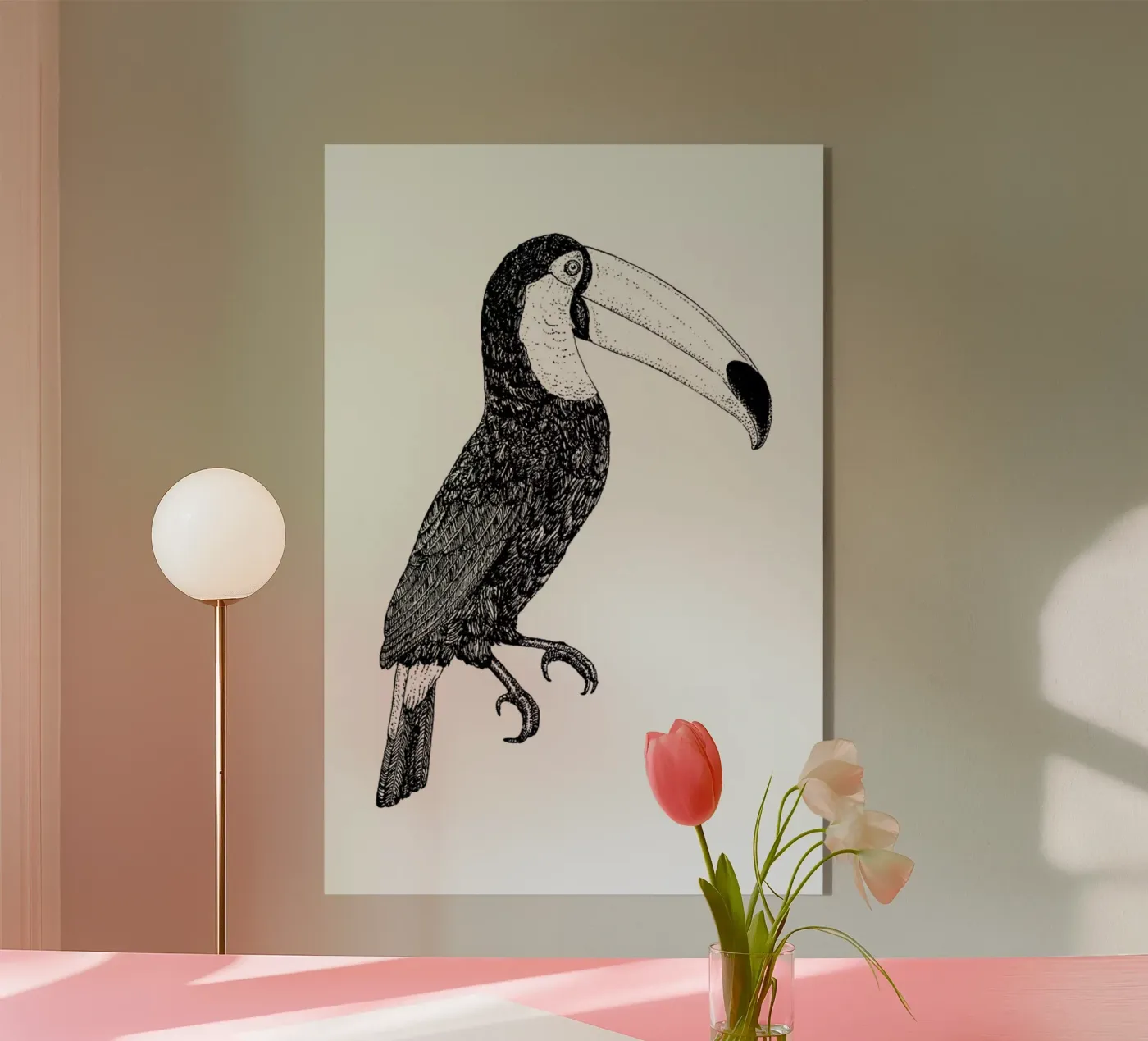 Toco Bw plexiglas de Florent Bodart