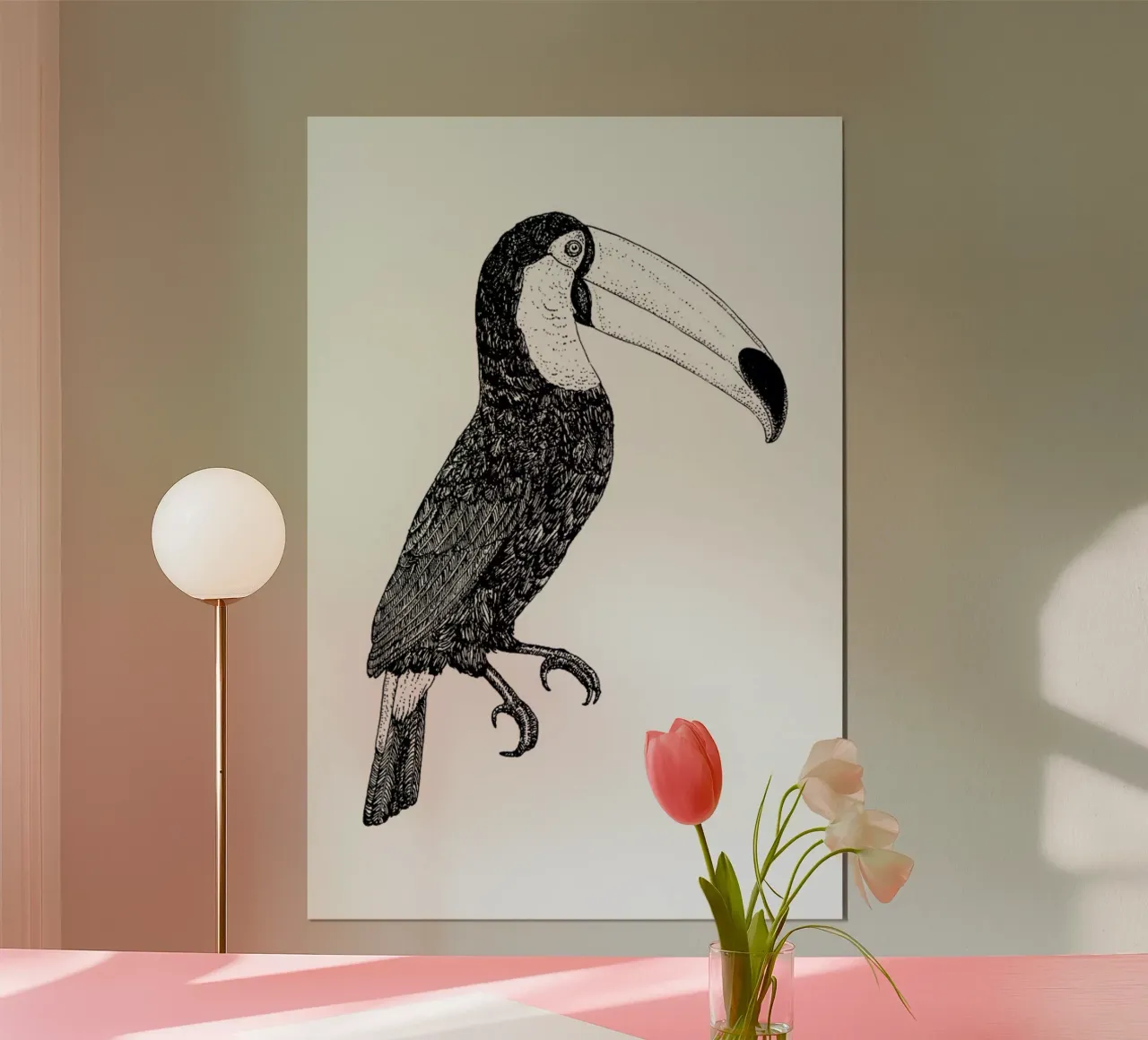 Toco Bw poster by Florent Bodart