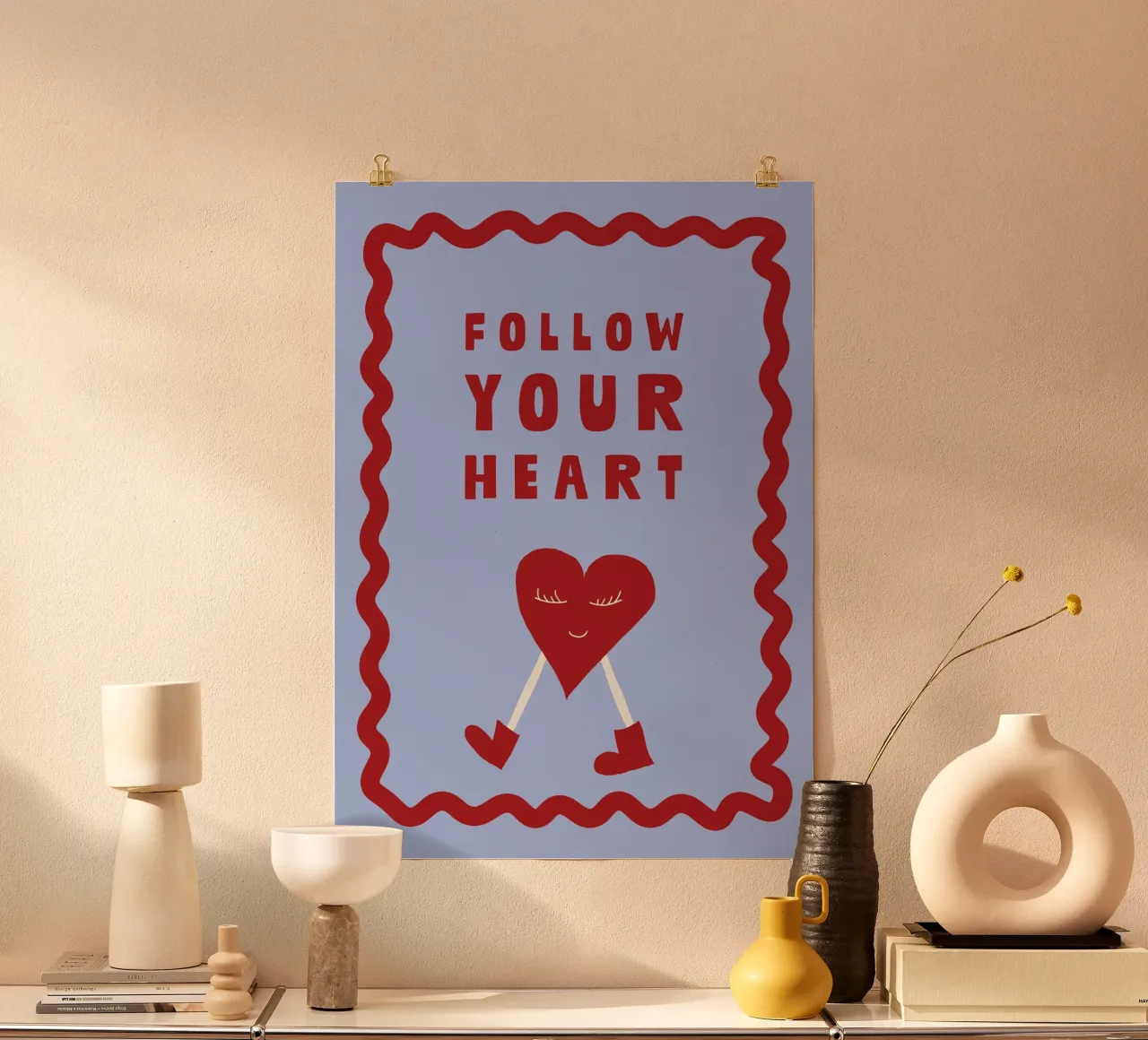 follow your heart poster by thesoulhugclub
