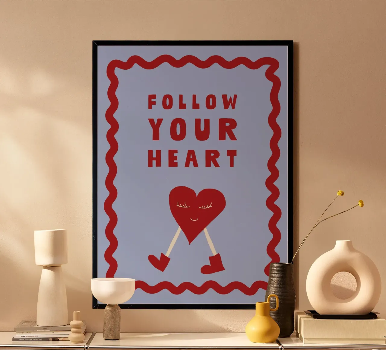 follow your heart poster by thesoulhugclub