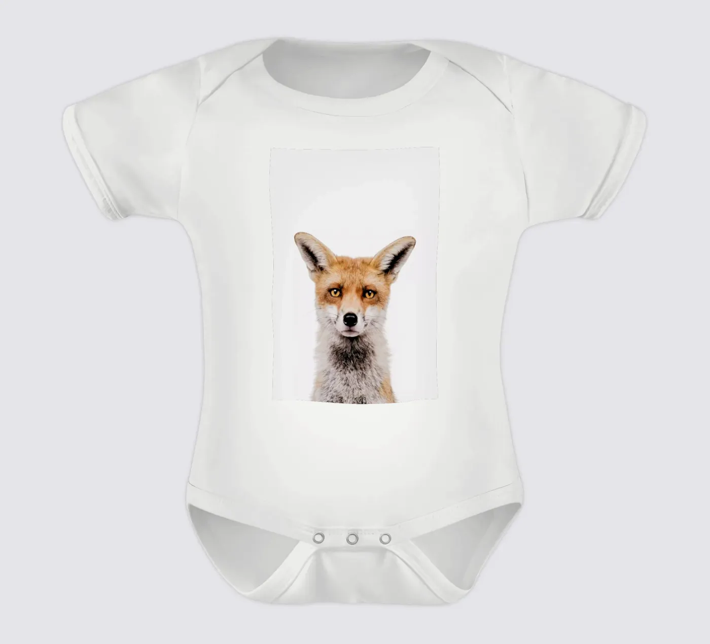 Fox Kurzarm Babybody von Paws & Claws