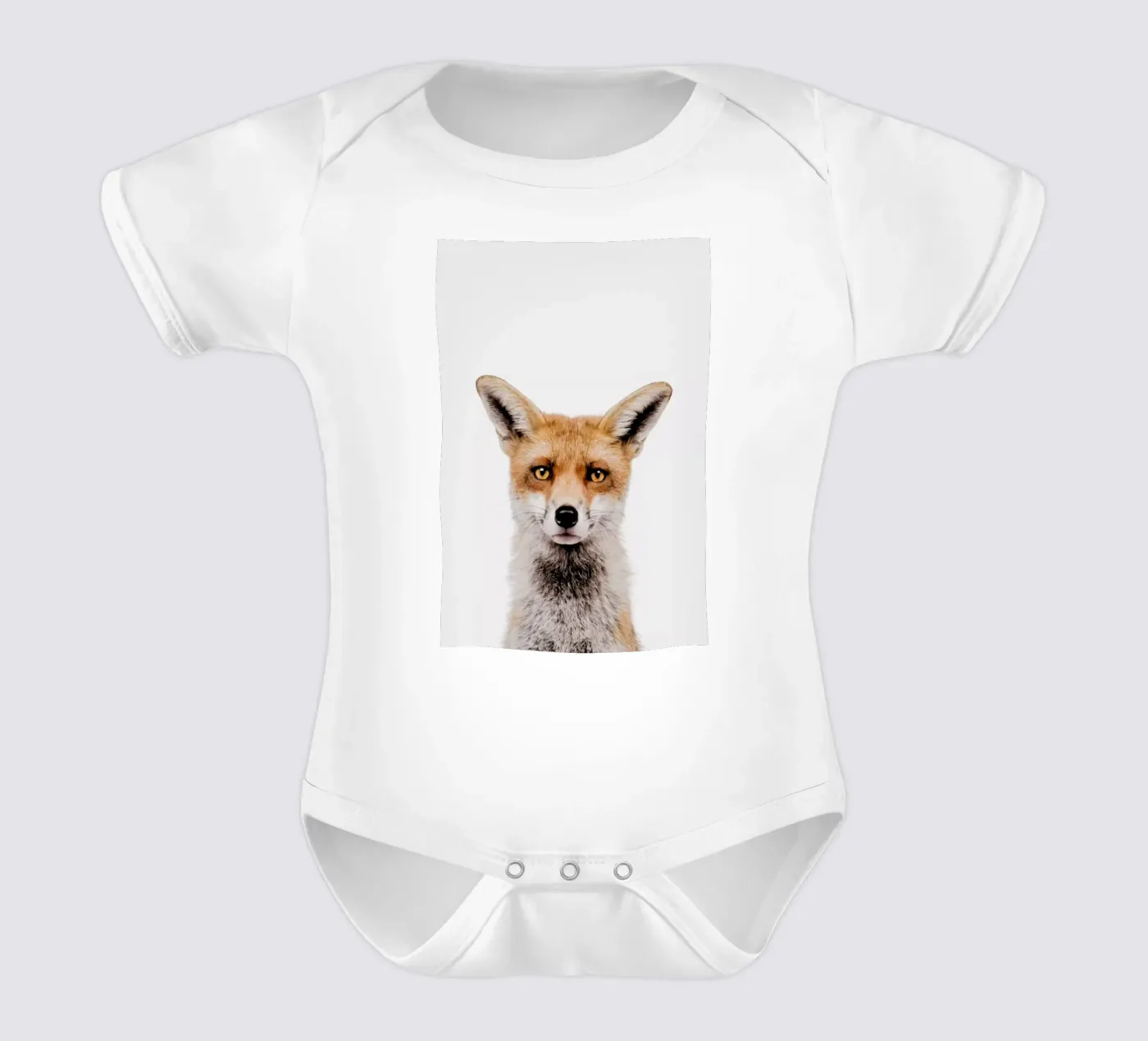 Fox Kurzarm Babybody von Paws & Claws