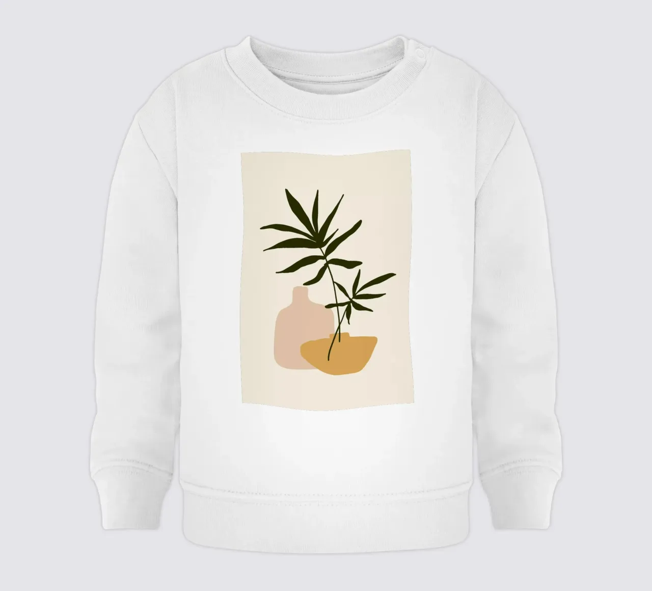Vases baby sweatshirt by Pure