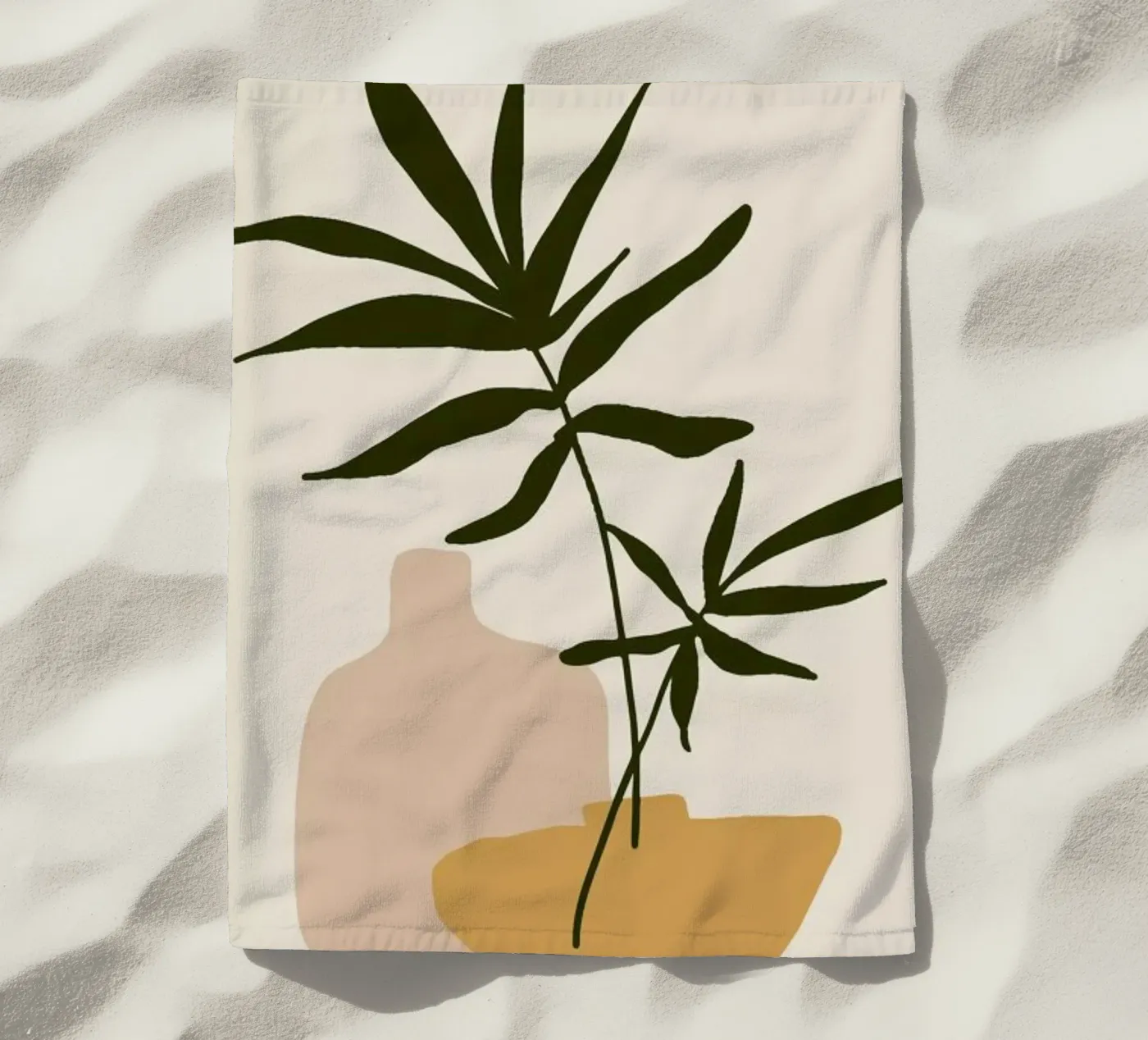 Vases beach towel by Pure