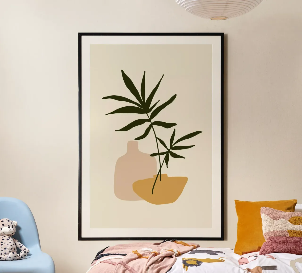 Vases poster con telaio in legno da Pure