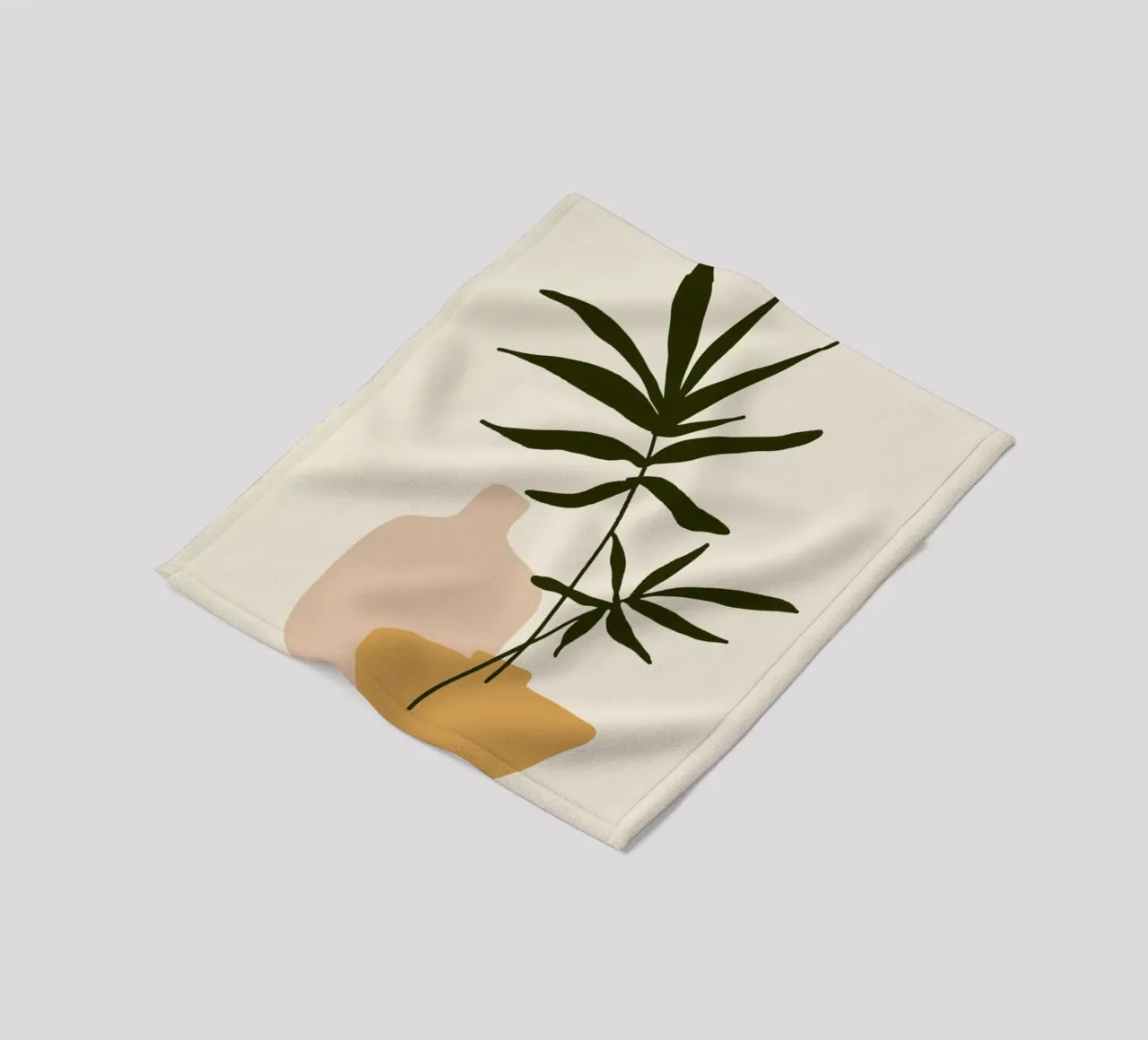 Vases fleece blanket by Pure