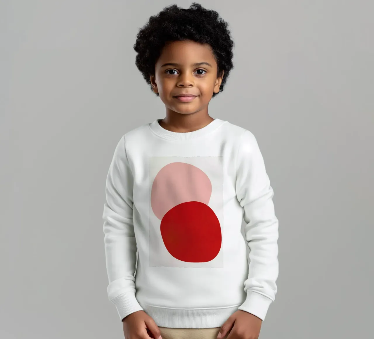 Pink kids sweatshirt by Pure