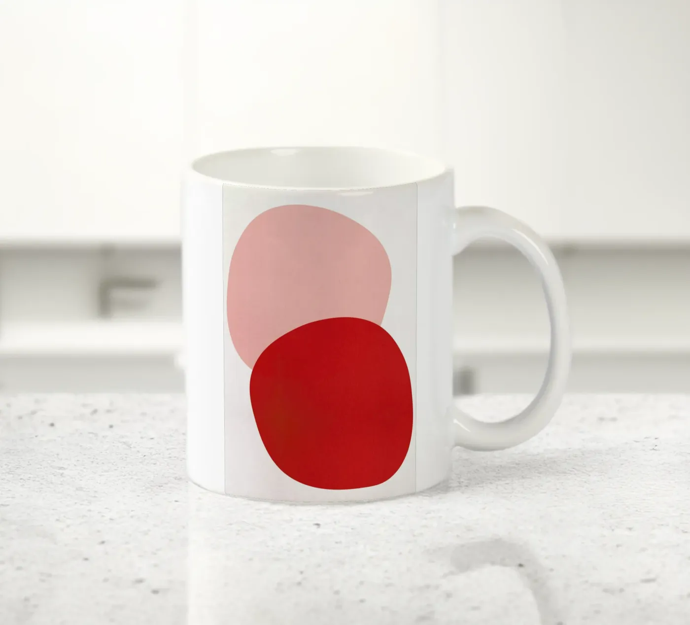 Pink ceramic mug by Pure