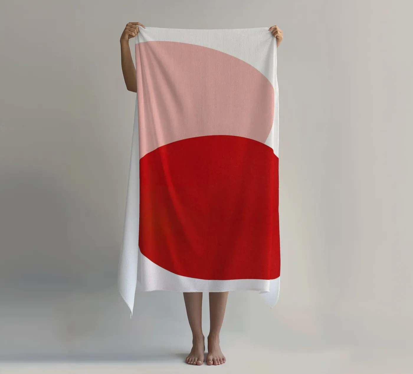 Pink beach towel by Pure