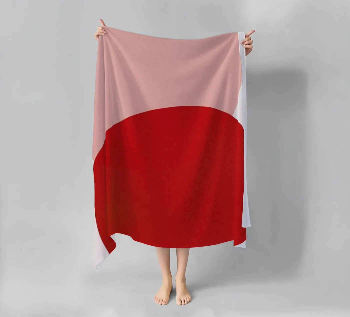 Pink beach towel by Pure