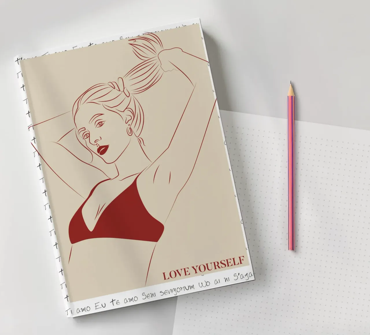 Self Love notebook by Retro Love