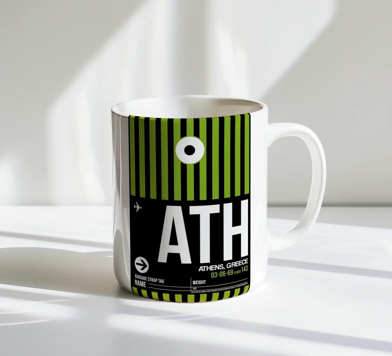 ATH-Athen tazza in ceramica da Naxart