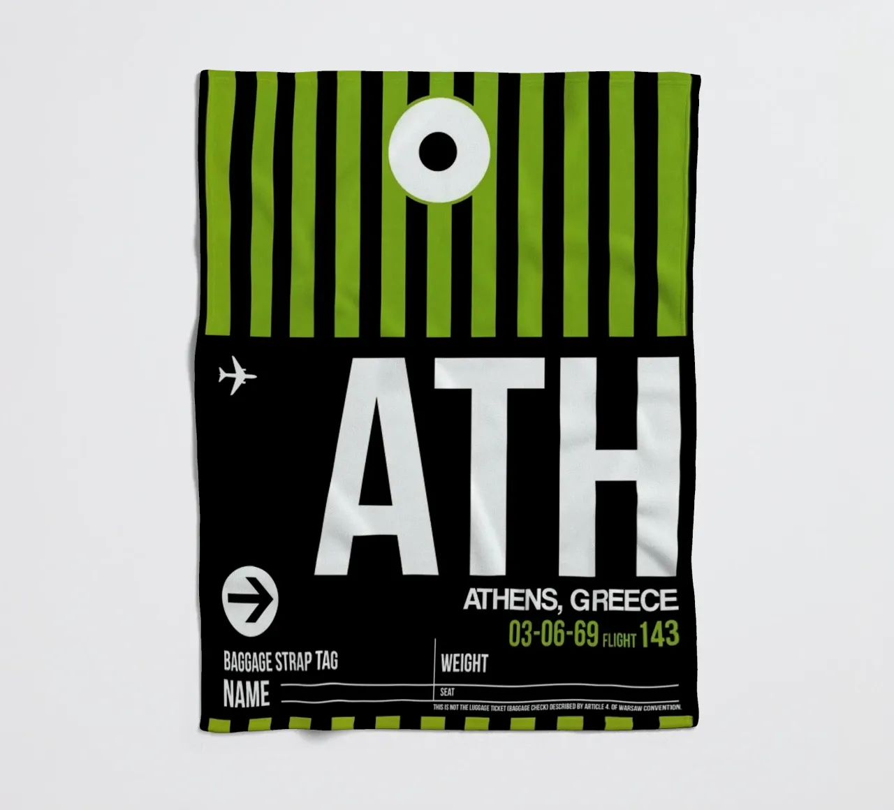 ATH-Athen coperta in pile da Naxart