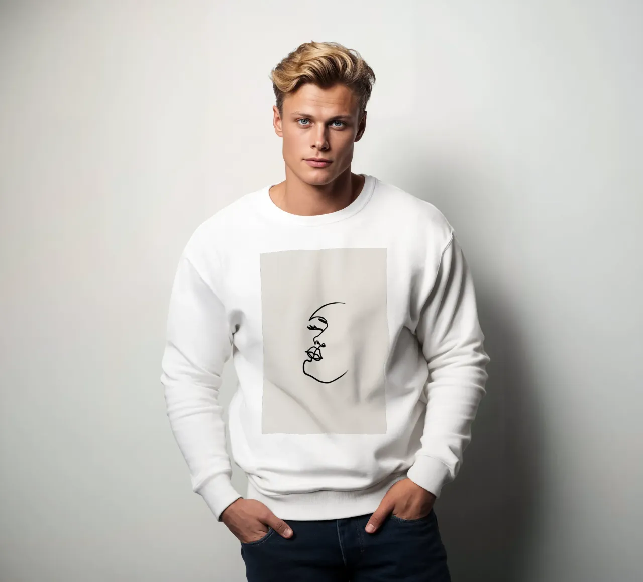 Tilted Sweatshirt von Pure