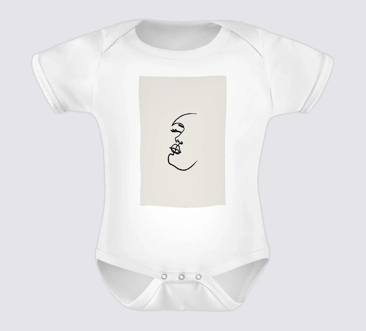 Tilted body neonato maniche corte da Pure
